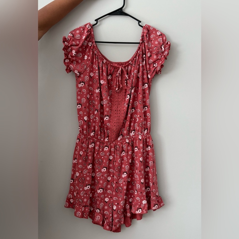 Denizen from Levi's Coral Romper